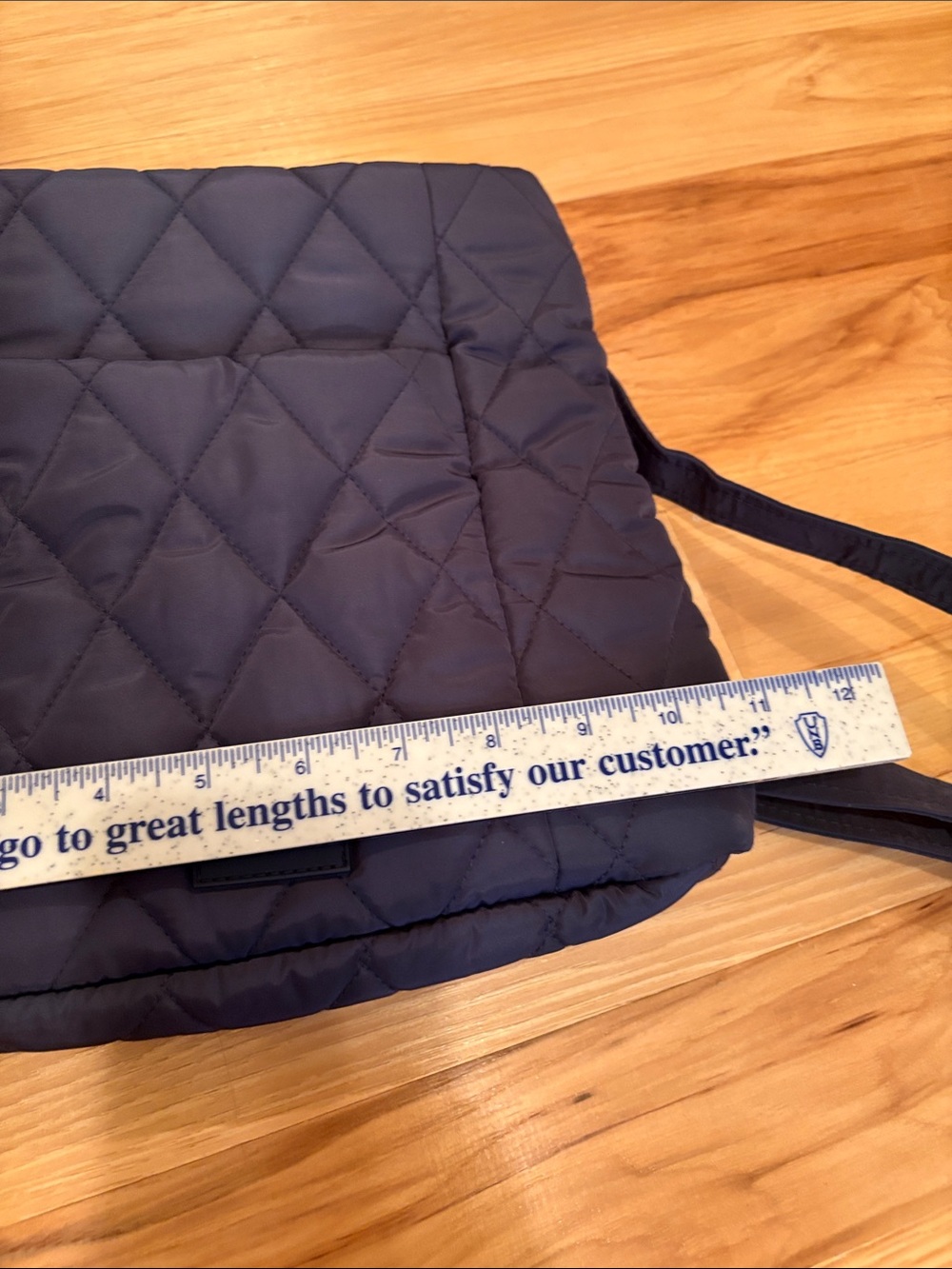 Vera Bradley Blue Quilted Crossbody Bag NWOT - Picture 8 of 8